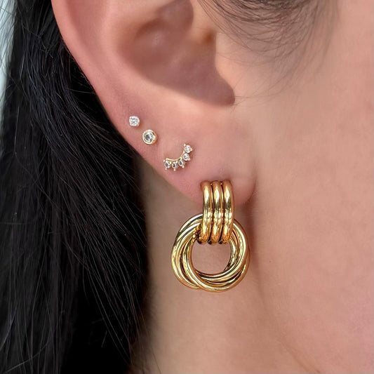 Bordeaux Earrings - EVRYJEWELS
