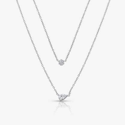 Whisper Shine Necklace 2 Piece Set - EVRYJEWELS