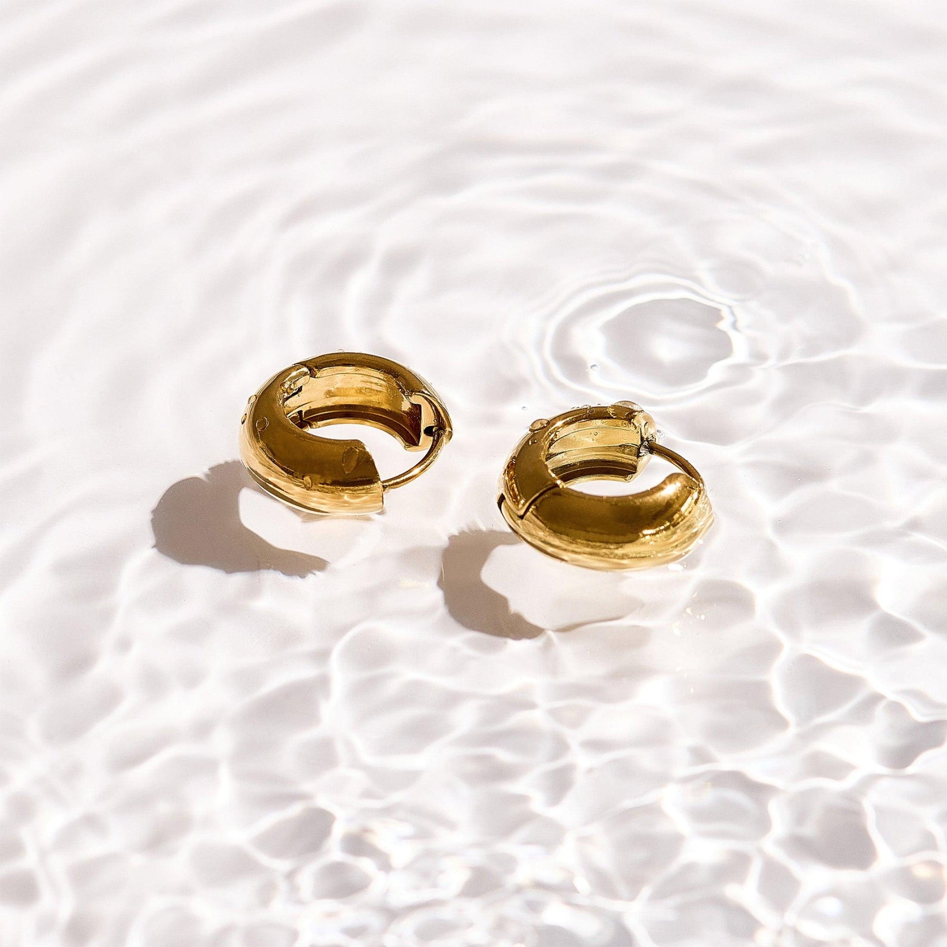 Chunky Mini Hoop Earrings - EVRYJEWELS