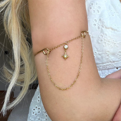 Icon Energy Arm Chain Gold - EVRYJEWELS