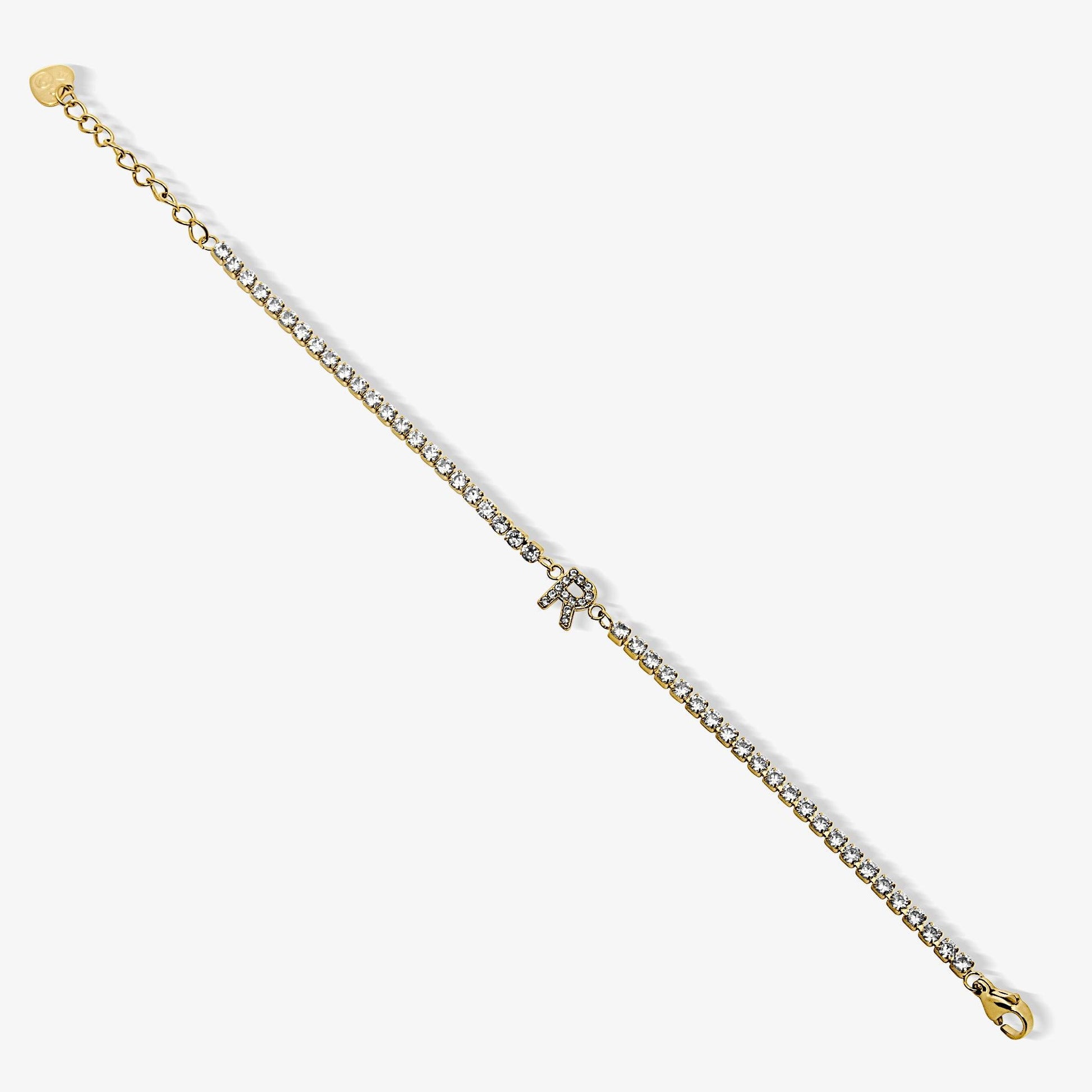 Icy Initial Tennis Bracelet - EVRYJEWELS