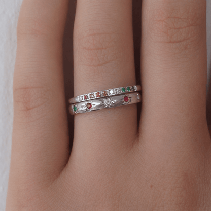 Rainbow's End Ring Set - EVRYJEWELS