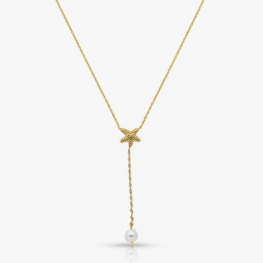 Pearly Sea Lariat Necklace - EVRYJEWELS