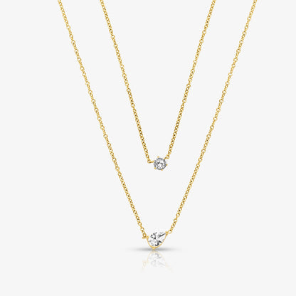 Whisper Shine Necklace 2 Piece Set - EVRYJEWELS